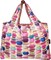 Wrapables Large Foldable Tote Nylon Reusable Grocery Bag, 3 Pack